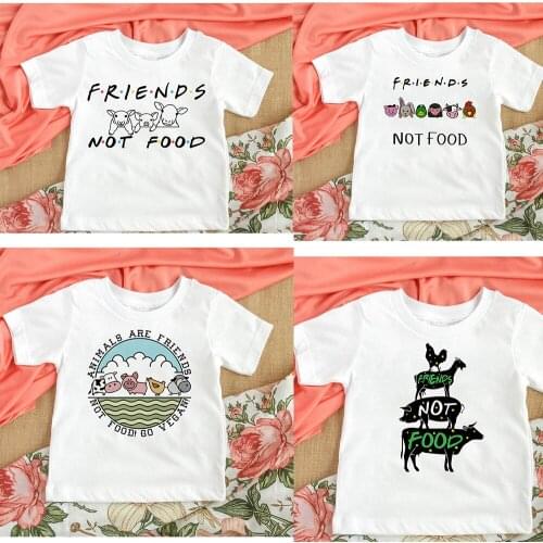 Friends Not Food Shirt Toddler Shirts best friend kids tops Cute t-shirt for kids Cute tees for toddlers Funny kids outfits