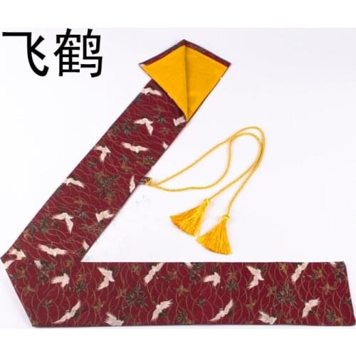 2color Kendo bamboo crane sword bag high-grade fabrics kung fu martial arts iaido wood knife bags