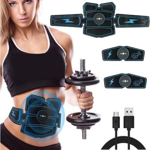 Muscle Stimulator Massager Vibration Belt Gym Fitness Exercise Machine ABS EMS Muscular Trainer Toner Electrostimul Lose Weight