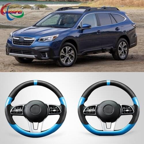 Four Seasons Universal Car Steering Wheel Cover For Subaru Series XV WRX Forester Outback Legacy impreza Car Accessories
