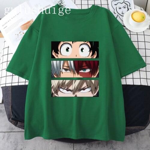 My Hero Academia Funny Cartoon T Shirt Men Boku No Hero Academia Anime T-shirt Himiko Toga Graphic Tshirt Manga Top Tees Male