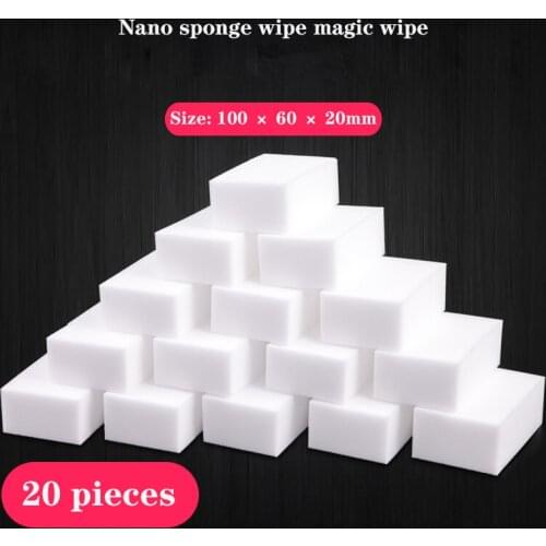 10/20 Pcs Melamine Sponge Magic Sponge Eraser Cleaner Cleaning Sponges for Kitchen Office Bathroom Dish Cleaning Tools Accessory