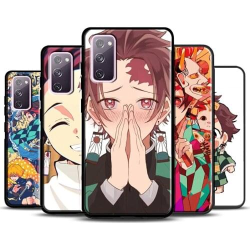 Kimetsu no yaiba Tanjiro Kamado Phone Case For Samsung Galaxy S20 FE S8 S9 S10 Plus Note 10 Plus Note 20 S21 Ultra Cover
