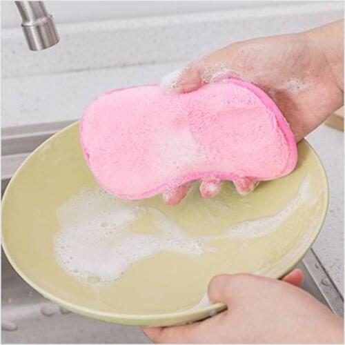 Double Sided Kitchen Cleaning Sponge Kitchen Cleaning Sponge Scrubber Sponges for Dishwashing Kitchen Accessories