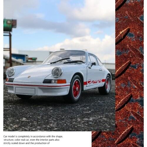 Welly 1:24 1974 Porsche 911 Turbo3.0 Cars Model Toy Vehicle Die Cast Metal Casting Classic Static Toys Car For Collection