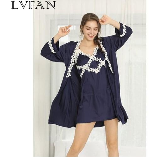 Spring and Summer New Silk-like Pyjamas Lady Suspender Two-piece Household Clothes Fashionable Comfortable Soft WP803