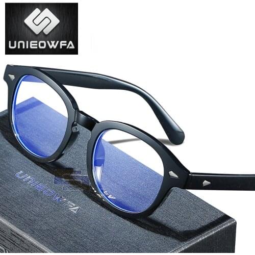 Retro Round Prescription Eyeglasses Bifocal Progressive Glasses Men Optical Myopia Spectacles Photochromic Anti Blue Light 1.74