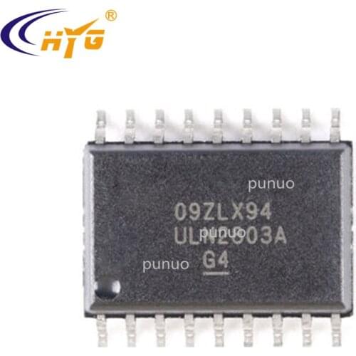 Original Authentic ULN2803ADWR Encapsulation WSOP18 Darlington Transistor Arrays 500-mA-Rated Collector Current 50 V