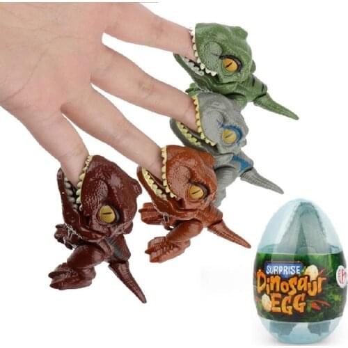 Finger Dinosaur Anime Action Figures Toys Funny Dino Eggs Creative Tricky Tyrannosaurus Model Fidget Toy
