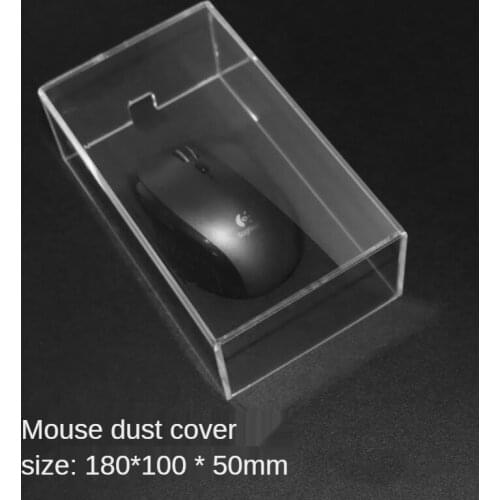 Mouse Dust Cover Transparent Acrylic Dust-proof Waterproof Cover Anti-stepping Protection Cover Universal Various Models of Mice