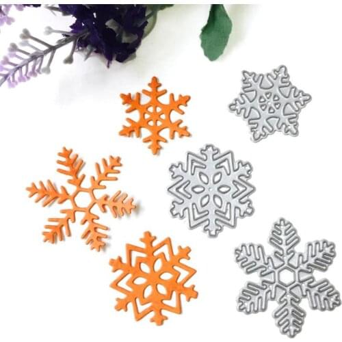 Christmas Snowflake Cutting Dies Metal Cutting Dies Stencils for DIY Scrapbooking Album Stamp Paper Making Card Embossing Crafts