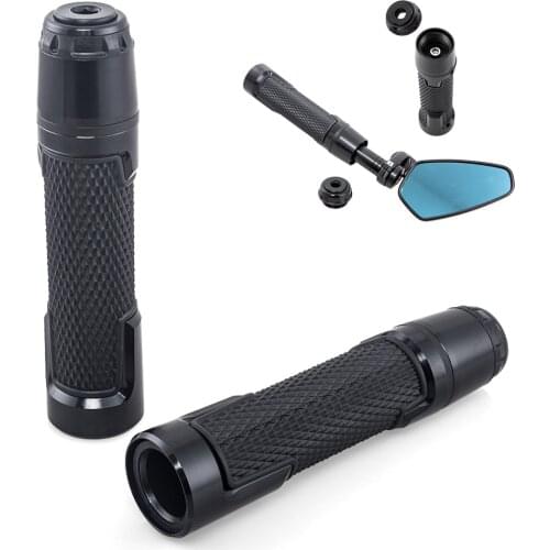 7/8" 22MM CNC Motorcycle Handlebar Grip Ends Handles Motorbike Handlebar Grips For 640 SUPERMOTO 640 LC4 Supermoto 1998-2007