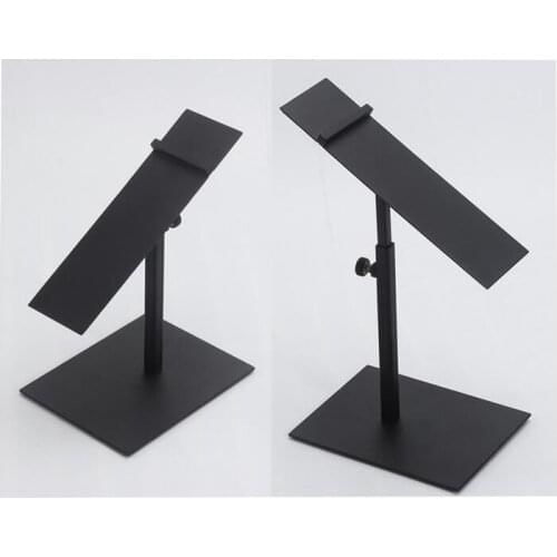 Black shoe display stand mens shoe show rack clothing store display prop adjustable metal womens high-heel sandals holder rack