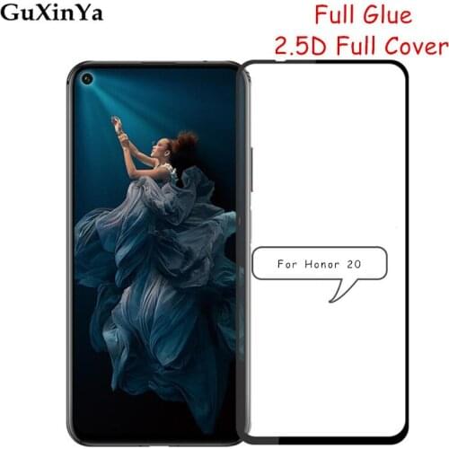 Phone Screen Protector Glass Hono 20s Full Glue Tempered Glass For Huawei Honor 20S Full Cover Toughened Glass Honor 20S Film