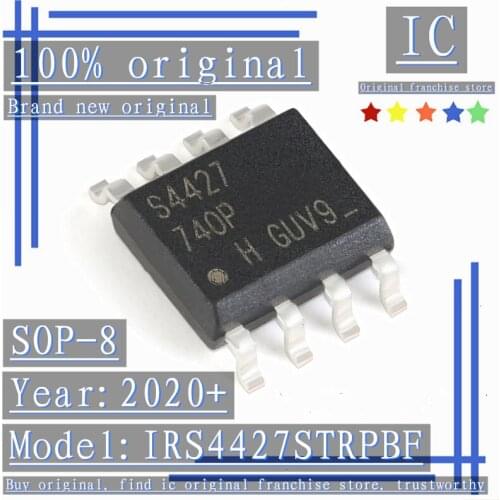 2020+100% Brand new original 10PCS-50PCS IRS4427STRPBF S4427 SOP-8 20V dual low-side gate driver IC