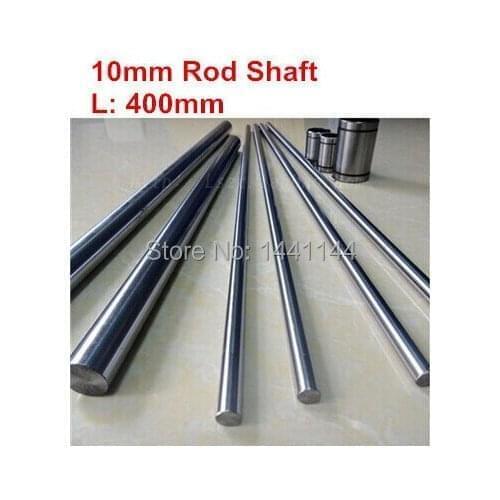 4pcs dia 10mm - 400mm chrome plated Cylinder Linear Rail Round Rod Shaft Linear Motion Shaft