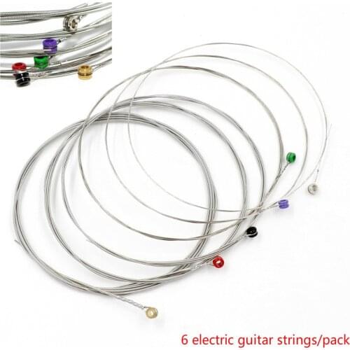6 pieces / set of acoustic guitar strings,folk guitar classical guitar strings,Clear and bright tone, for electric guitar lovers