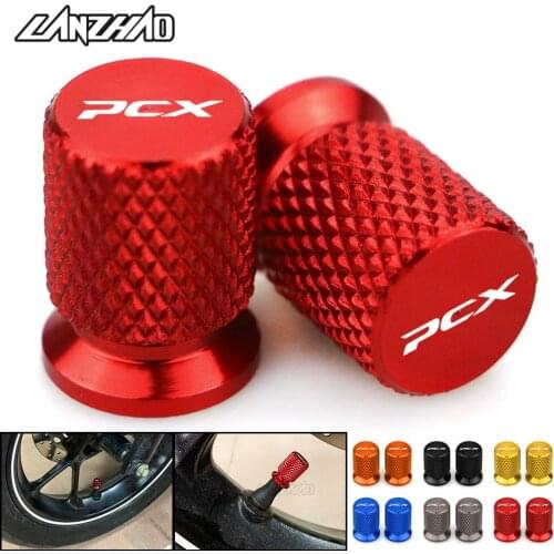 PCX CNC Aluminum Tire Valve Air Port Cover Cap Motorcycle Accessories for HONDA PCX150 PCX 150 ABS 2016 2017 2018 2019 2020