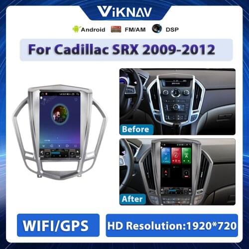 12.1 inch car Radio For Cadillac SRX 2009-2012 GPS Audio Stereo receiver Head unit Car Multimedia Player touch Screen Android10