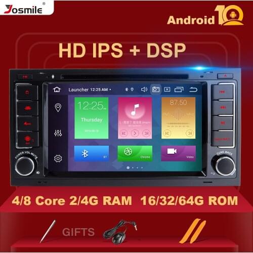 HD IPS DSP Android 10 Car DVD Radio For VW/Volkswagen/Touareg/Transporter T5 Multimedia Naviagtion Audio Carplay Rear camera DVR