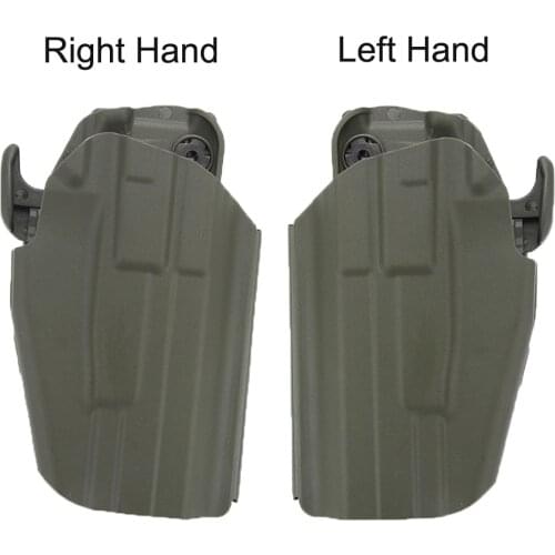 Left Hand Right Hand Tactical Handgun Holster Fast pistol Case for Glock SIG H&K S&W M&P Quick Lock Belt Clip Holsters