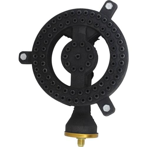 For Clay pot stove Gas stove cast iron propane burner partscast iron propane burner head with cast iron fitting orifice