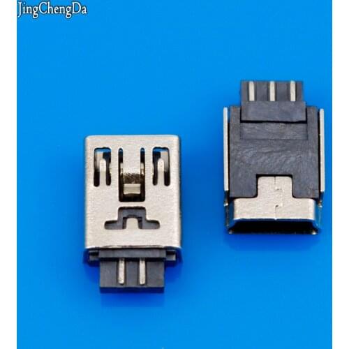 JCD DIY MINI USB Type B women 5pin Four Piece Assembly Connector Plug Socket