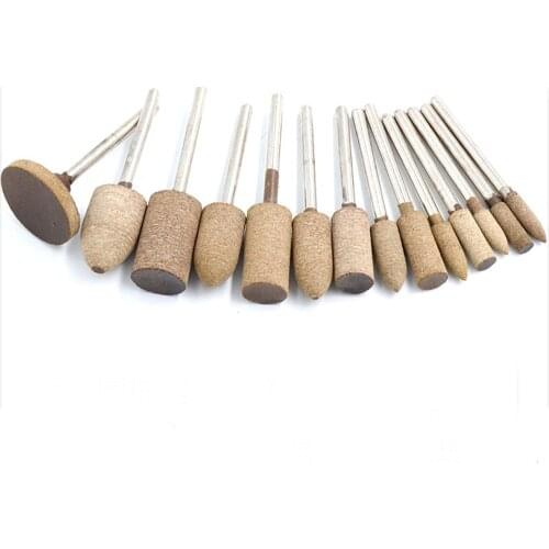 10PCS Leather Polishing Buffing Burr Mounted Point Wheel for Dremel Rotary
