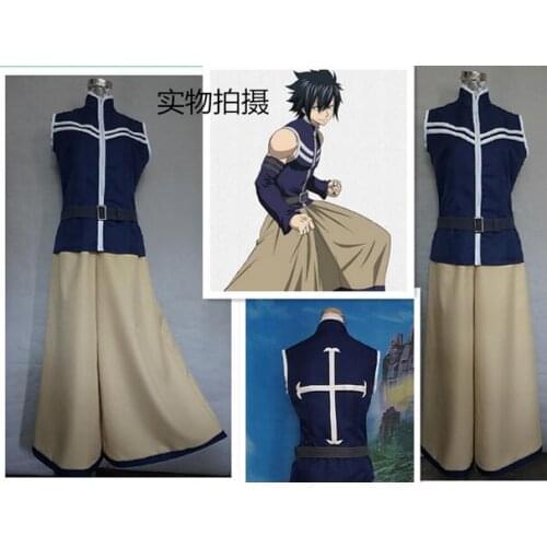 2017 Fairy Tail Cosplay Costume Gray Fullbuster Cosplay Costume