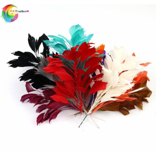 Beautiful Goose feather wedding corsages Length 30CM Feathers Flower for Headdress Wedding Party Decoration Accessories