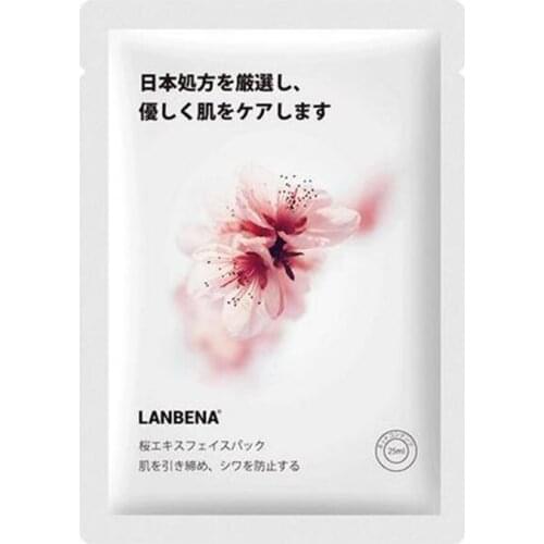 LANBENA Fruit Facial Mask Whitening Moisturizing Water Locking Plant Extract Face Mask TSLM2