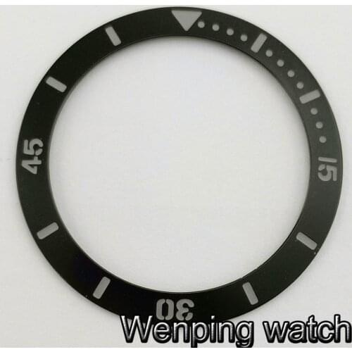 New 40mm/31.5mm black ceramic watch bezel insert for mens automatic watch