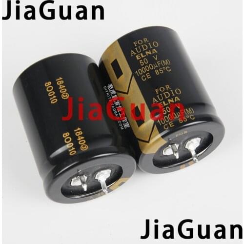 2PCS NEW ELNA FOR AUDIO 50V10000UF 30X40 LAO series Supercapacitor La5 50V 10000UF Hifi For Filter Amplifier 10000UF/50V
