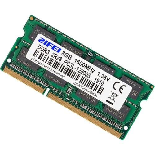 8GB DDR3L RAM 1600/1333/1866 MHZ 204PIN 1.35V 2R*8 Double model SODIMM memory for laptop