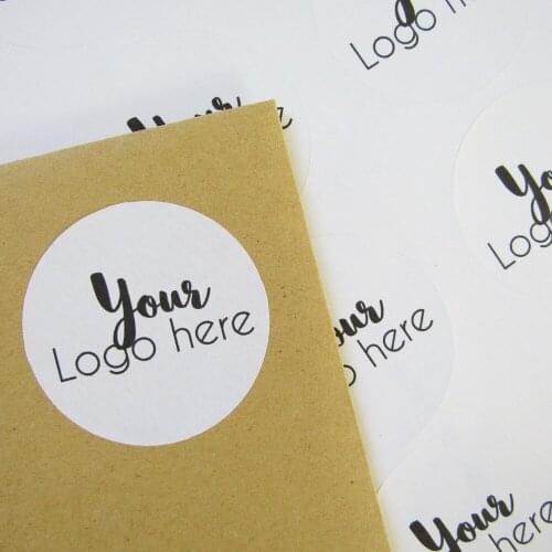 Personalize Social Media Stickers， Your logo Here Packaging Sticker Sheet, Small Business Sticker For Packaging