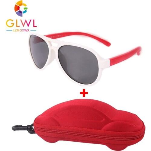 Polarizing Sunglasses 2021 Cool Car Box Children Glasses Sun Protection Vintage Oval Eyeglasses For Baby Sports Goggles Kids