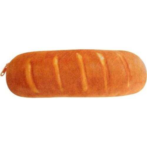 Cute French Bread Pencil Case Pen Bag Cosmetic Pouch School Trave Stationery for Kids Gift