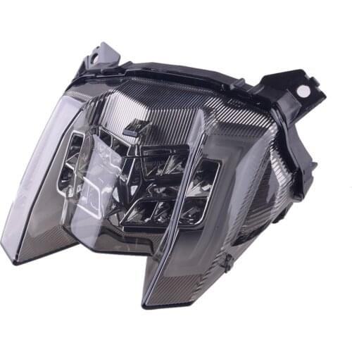 Motorcycle 12V Smoke Tail Light Rear Brake Stop LED Lamp Integrated Turn Signal Fit For Yamaha MT09 FZ09 2020 2019 2018 2017