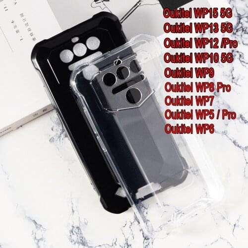 Phone Protective Case For Oukitel WP15 WP13 WP10 5G Back Cover For Oukitel WP12 WP9 WP8 WP7 WP6 WP5 Pro Silicone Soft TPU Cases