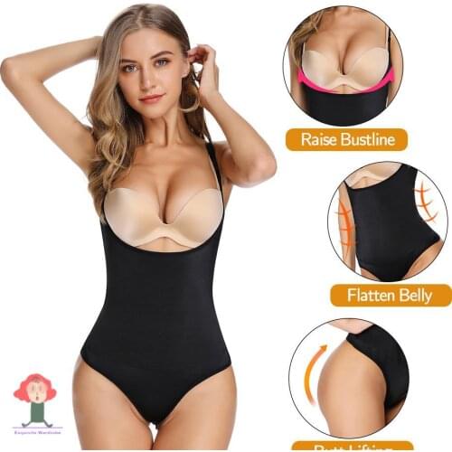 Women shapewear bodysuitthong body shaper slimming underwear weightloss fat burner tummy controlbodybrieferwaist cinchersgirdles