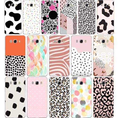 333FG Leopard print and polka dot zebra Soft Silicone Tpu Cover phone Case for Samsung j3 j5 j7 2016 2017 j330 j2 j6 Plus 2018