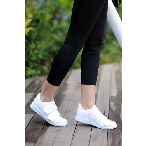 A1979-20Beyaz Pink Potin Women White Shoes A1979-20