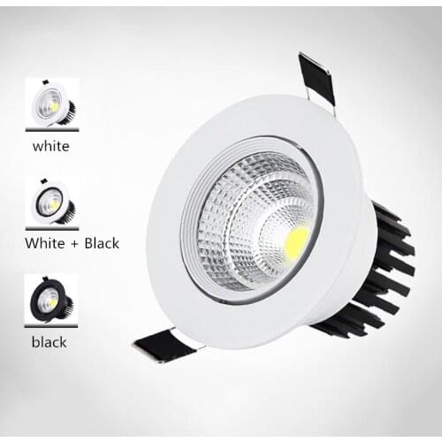 AC85V-265V 3W 5W 7W 9W 12W 15W 18W Ceiling downlight Epistar LED lamp Recessed Spot light For home illumination Drop