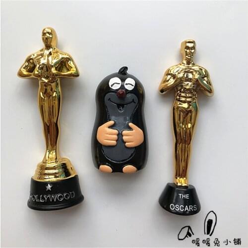 American Mole Oscar Little Goldman Czech Mole Fridge Magnet