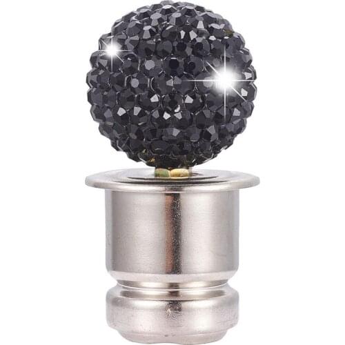 Car Cigarette Lighter Shiny Eject Button 12V Accessory Push Button Automobile Accessories Shiny Cigarette Lighters