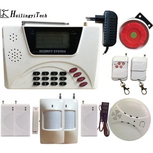 Free Shipping Wireless GSM Alarm Home Security Alarm System Keyboard Home Alarm System Sensor kit for House Security System