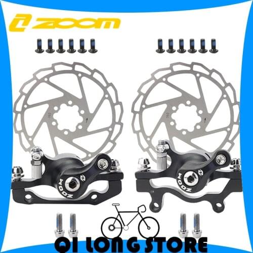 ZOOM Electric scooter Disc brake Aluminum alloy Line Pulling disc brake E-bike Cruisers Front/Rear wheel R160-F180/F160-R140