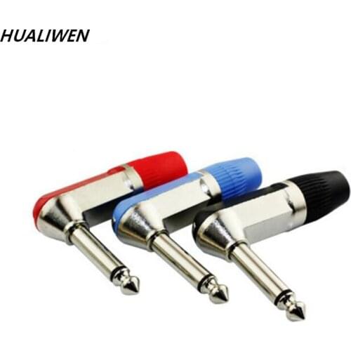 Elbow 6.5 Mono connector 6.5 Large two-core connector 6.35 Microphone Amplifier Mixer audio plug