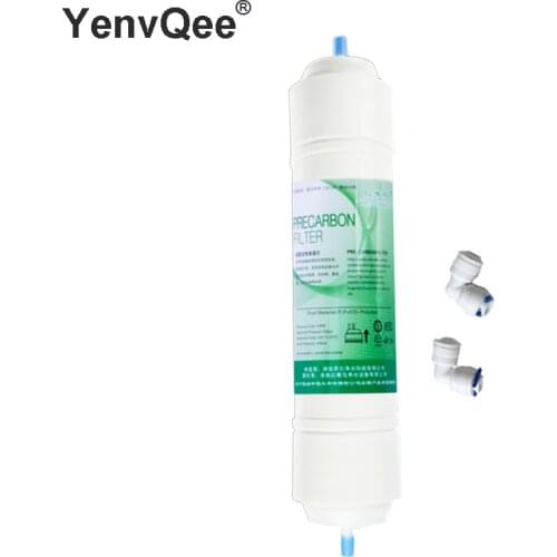 11 inch WATER FILTER PRE Coconut Carbon Cartridge with 2 fittings Water Purifier Cartridge Aquarium REVERSE OSMOSIS Household