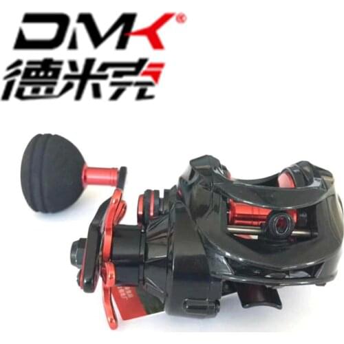 DMK Baitcasting Reel 7+1BB/7.0:1/8kg Offshore Lure Fishing Reel 2th Magnetic Brake System Carretilha Pesca Moulinet Round Coil